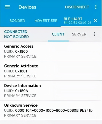 低功耗蓝牙开发 调试APP(nRF Connect、BLE调试助手、LightBlue)