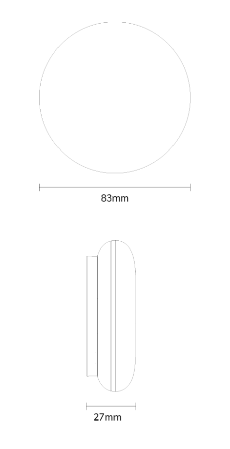 MSR01 毫米波雷达传感器尺寸图