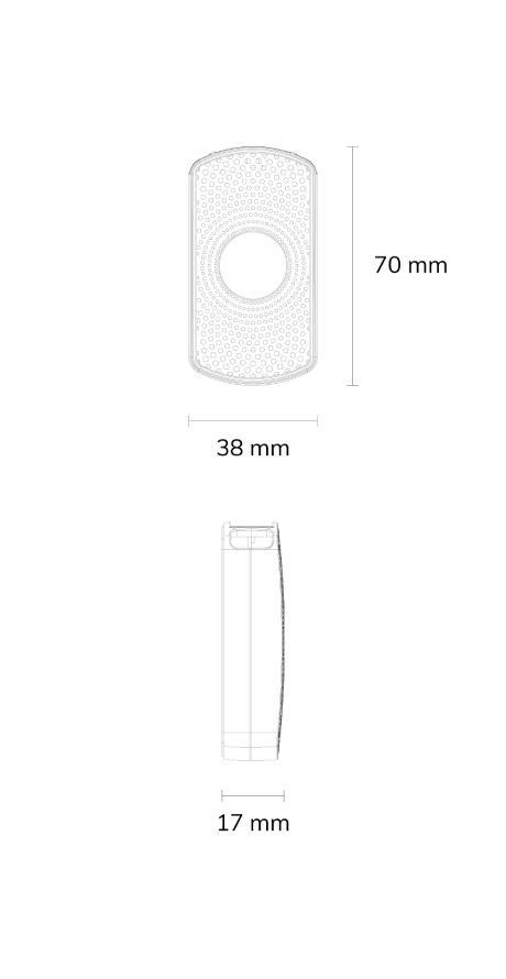 S1 温湿度传感器尺寸图