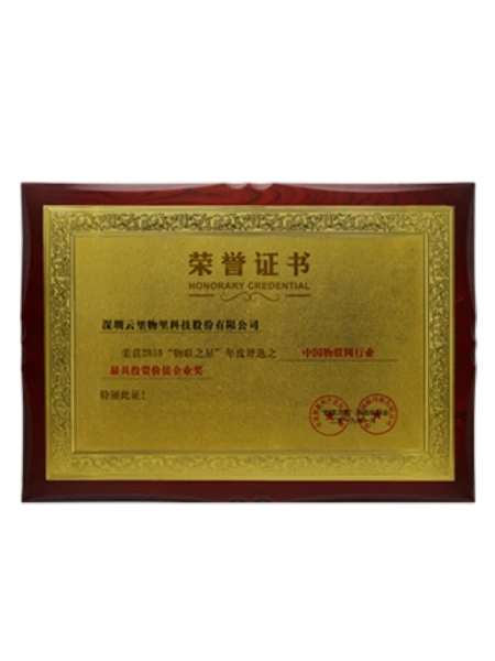 最具投资价值企业奖