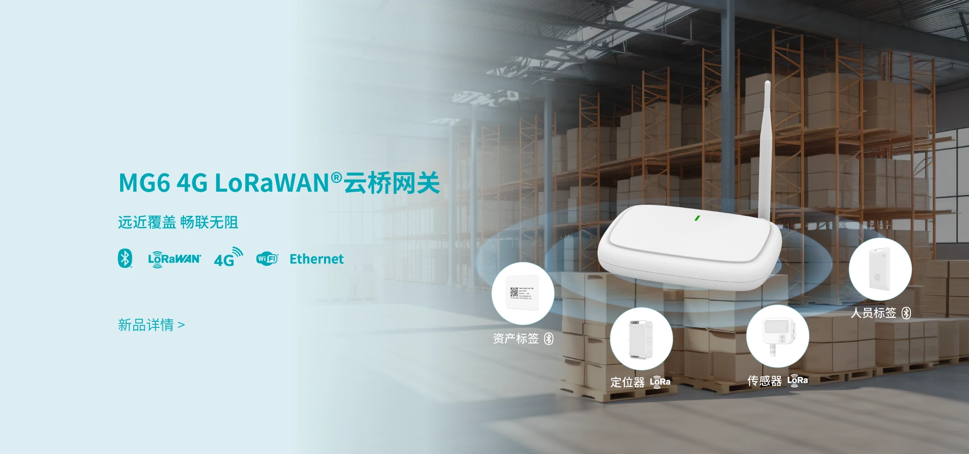MG6 4G LoRaWAN 云桥网关