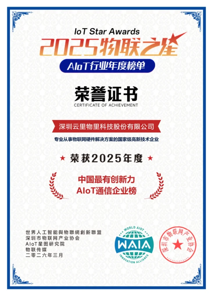 2025年度中国最有创新力AIoT通信企业