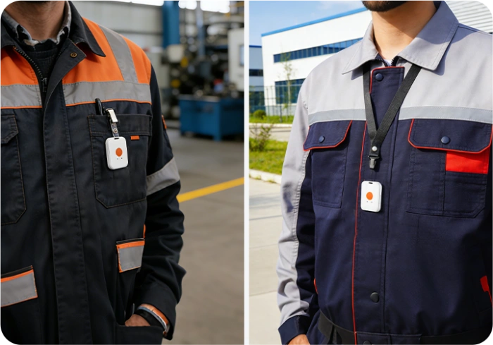 MWC04 Mini 4G蓝牙智能工牌 + MBS02导航定位信标